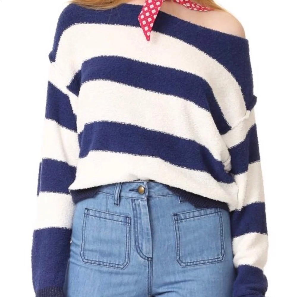 Free People Striped Sweater